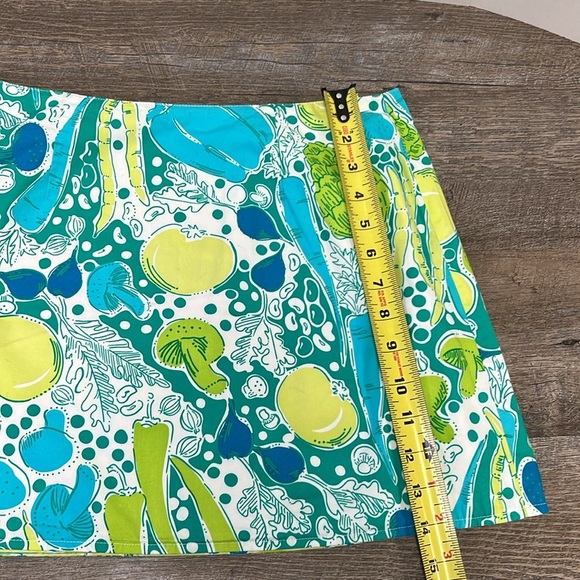 Lilly Pulitzer VTG White Label ‘Cruisin’/‘Vegetable’ Reversible Wrap Skirt - Picture 11 of 11